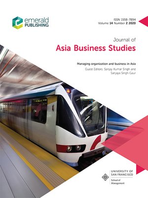 cover image of Journal of Asia Business Studies, Volume 14, Number 2